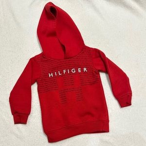 Tommy Hilfiger Red Hooded Sweatshirt 24 Months